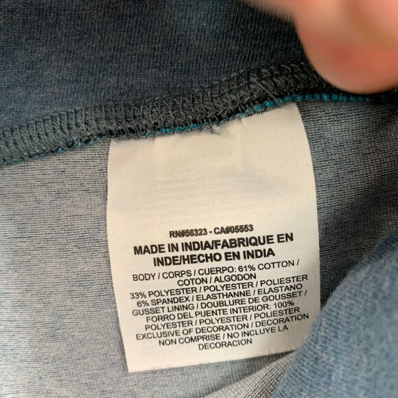 Nike Dri-Fit Pants Women's Medium Blue Yoga Fitness Workout Color Block - Picture 10 of 14